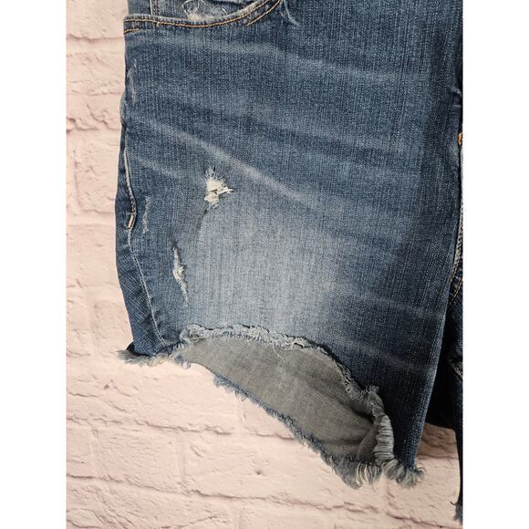 Torrid Women's Denim Cut Off Jean Shorts Size 20 Medium Wash - Picture 7 of 9